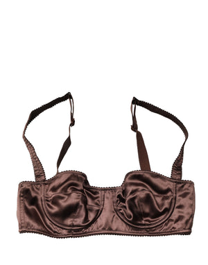 Dolce & Gabbana Braun Halbgepolsterter Bügel-Balkonette-BH