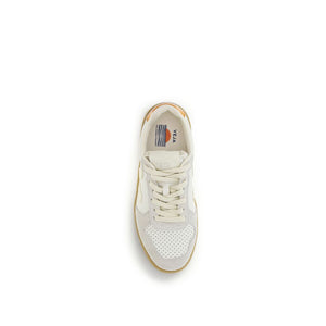 Veja Weiße Low-Top-Sneaker aus Kalbsleder Bos Taurus