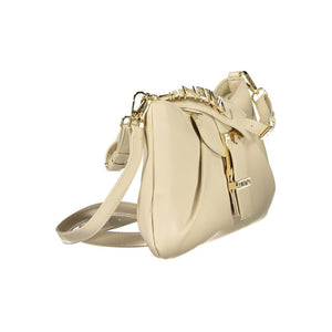 Mario Valentino Beige Polyurethane Damen Handtasche