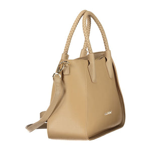 Mario Valentino Beige Polyurethane Damen Handtasche