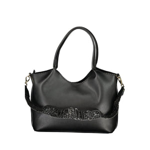 Mario Valentino Schwarze Handtasche aus Polyethylen