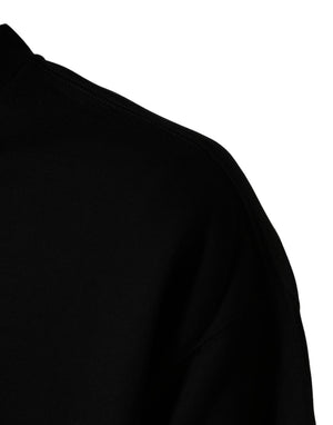Dolce & Gabbana Schwarzer DG Herren Rundhals Pullover aus Baumwolle