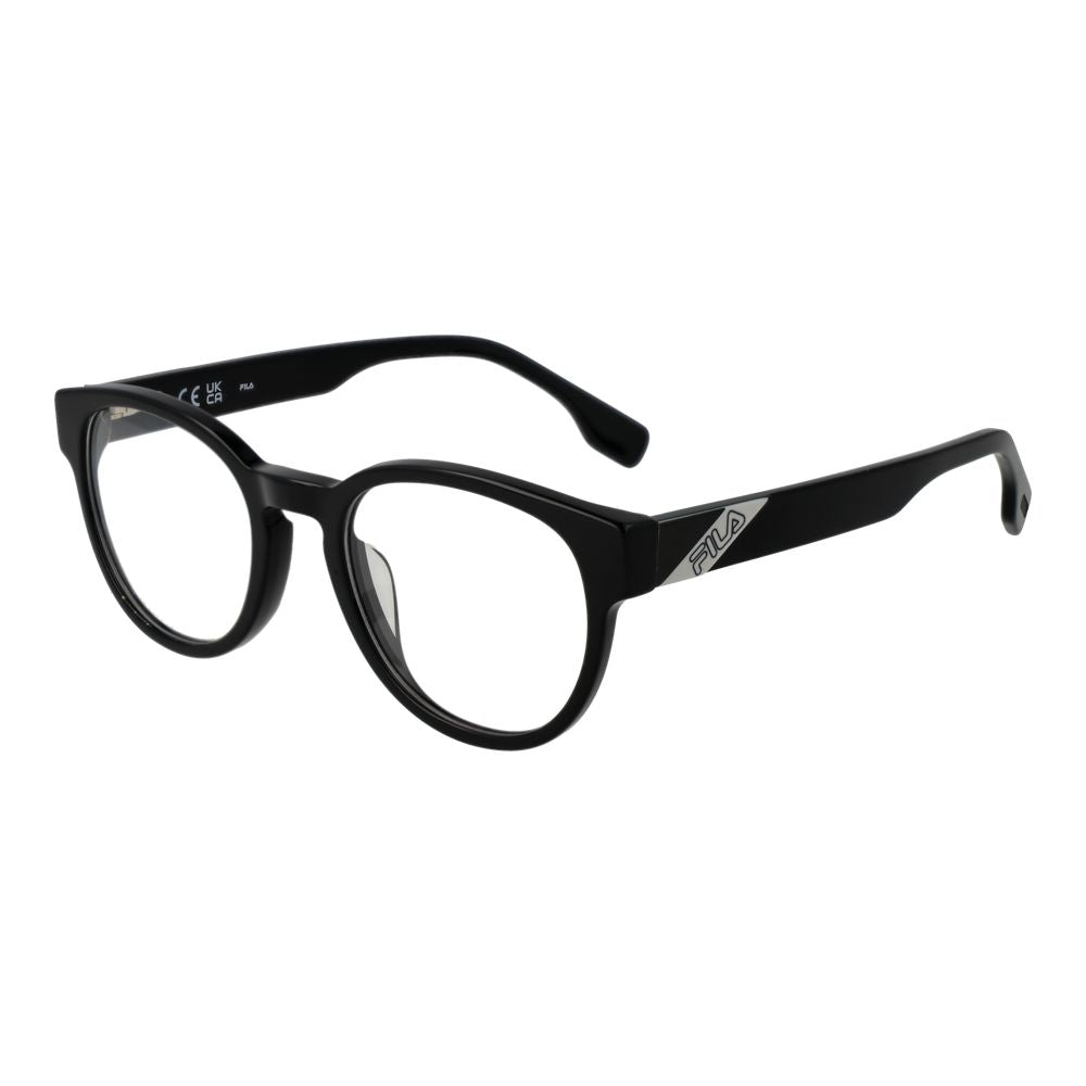 Fila Brille mit schwarzen Cellulose-Acetat-Gestellen