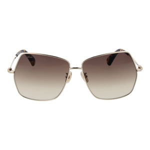 Max Mara Sonnenbrille aus Goldmetall