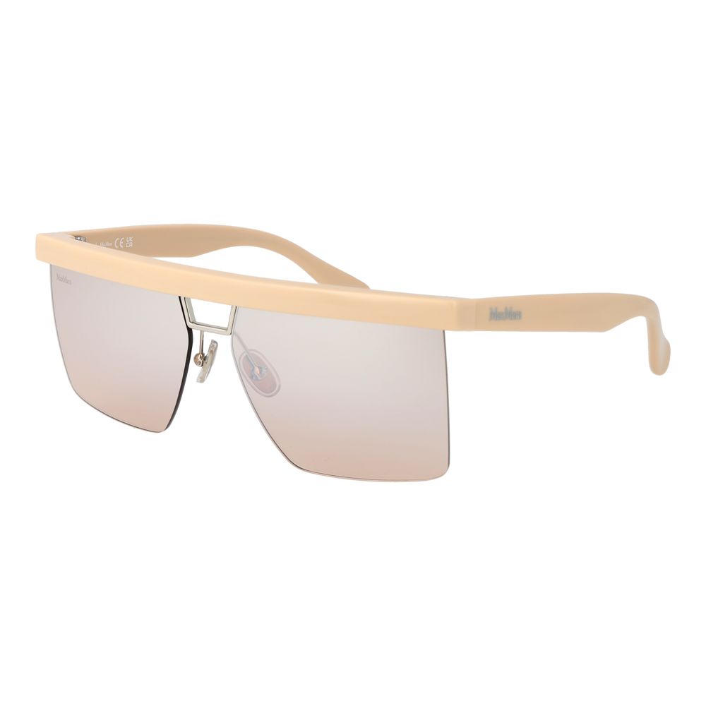 Max Mara Beige Kunststoff-Sonnenbrille