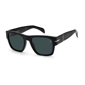 David Beckham Schwarze Sonnenbrille aus Kunststoff