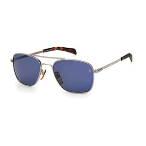 David Beckham Graue Sonnenbrille aus Metall