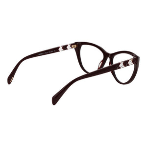 Police Burgunderfarbene Kunststoffbrille (Fassung)