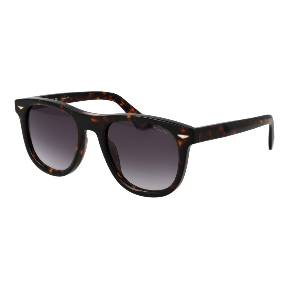 Police Sonnenbrille aus braunem Celluloseacetat
