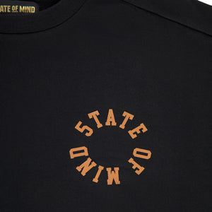 5TATE OF MIND Schwarzer Baumwoll-Sweatshirt