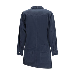 Isabel Marant Étoile Blaues Baumwoll-Freizeitkleid