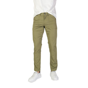 Refrigiwear Grüne Baumwoll-Freizeithose