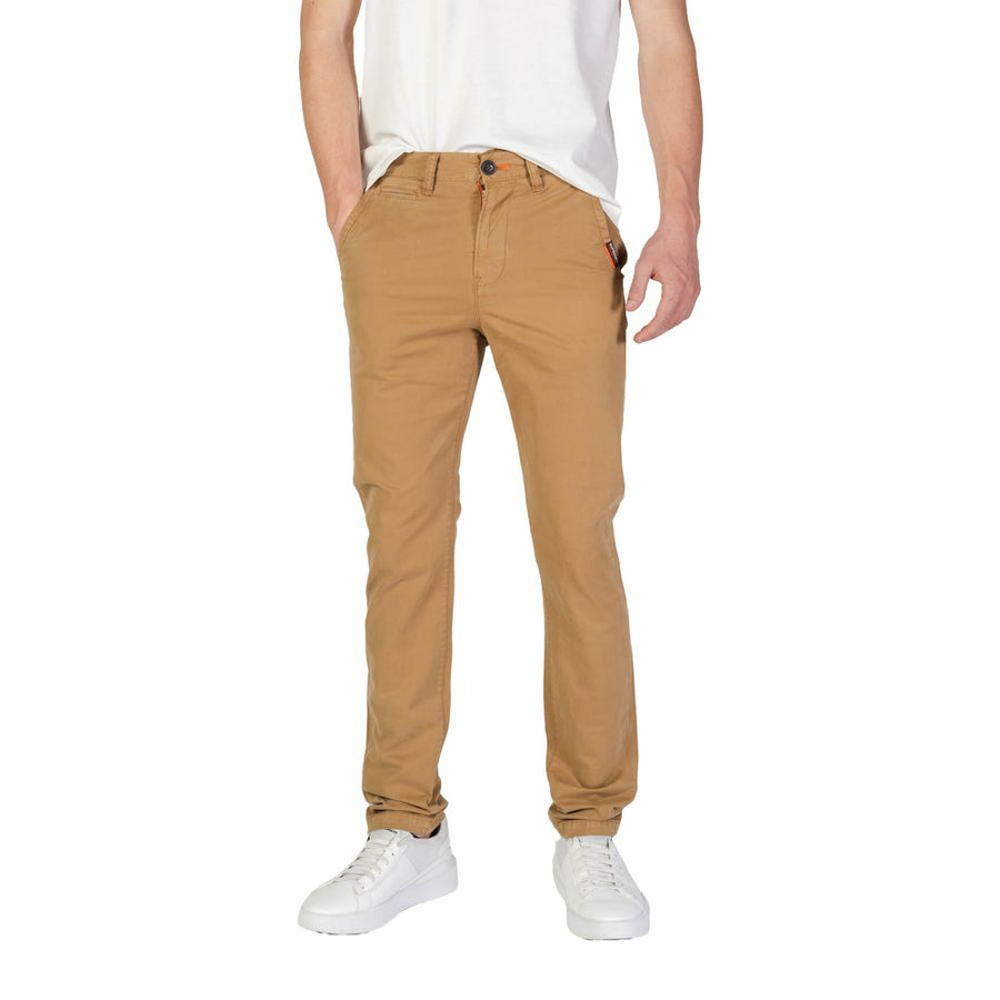 Superdry Beige Baumwoll Skinny Hose