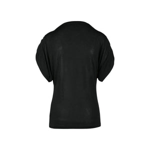 Dondup Schwarzes T-Shirt aus Viskose