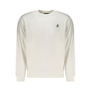 U.S. Grand Polo Weißes Herren-Sweatshirt aus Baumwolle