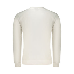 U.S. Grand Polo Weißes Herren-Sweatshirt aus Baumwolle