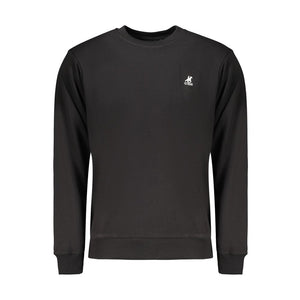 U.S. Grand Polo Schwarzer Baumwoll-Sweatshirt