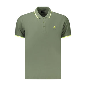 U.S. Grand Polo Grünes Herren-Poloshirt aus Baumwolle