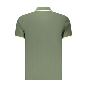 U.S. Grand Polo Grünes Herren-Poloshirt aus Baumwolle