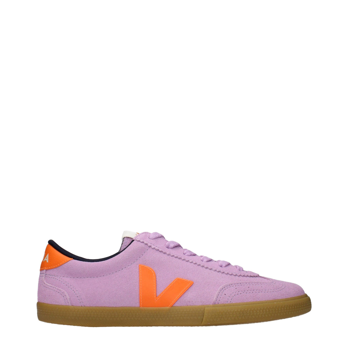 Veja Pinke Leder Low-Top-Sneaker