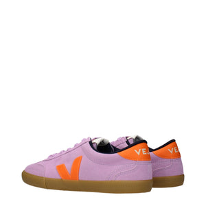 Veja Pinke Leder Low-Top-Sneaker