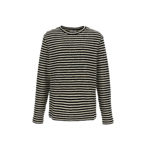 Jil Sander Weißes Woll-Langarmshirt
