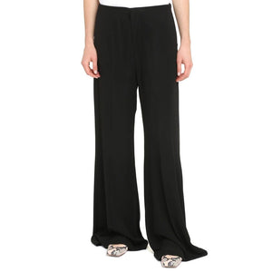 Maison Margiela Schwarze Freizeithose aus Viskose