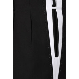 Dolce & Gabbana Schwarze Baumwoll-Freizeithose