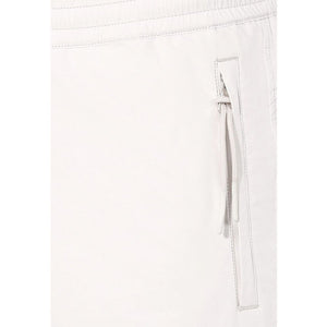 Gray Polyester Casual Pants