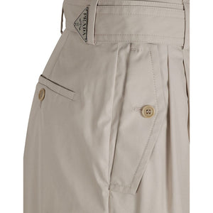 Prada Beige Baumwoll-Cargo-Hose