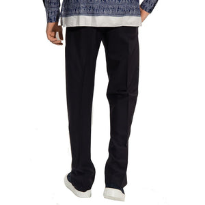 Salvatore Ferragamo Blaue Baumwoll-Freizeithose