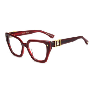 Dsquared² Burgunderfarbene Brille (Gestell)