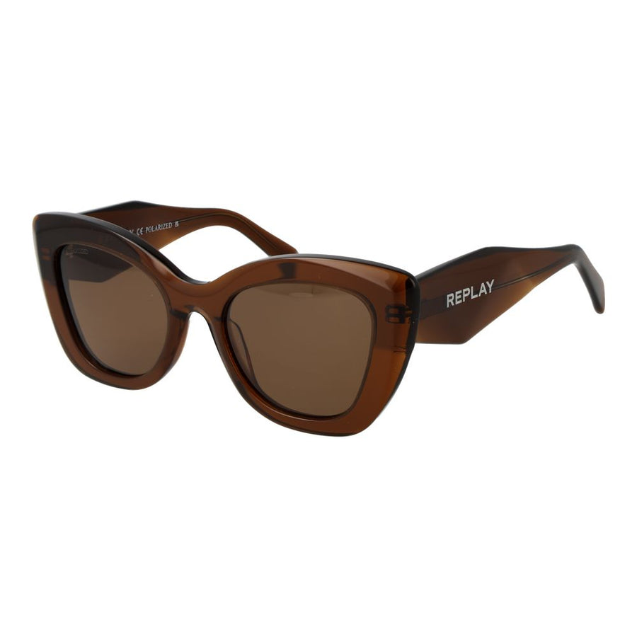 Replay Braune Sonnenbrille aus Acetat