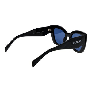 Replay Schwarze Sonnenbrille aus Acetat