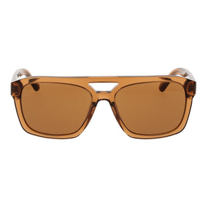 GCDS Braune Sonnenbrille aus Kunststoff