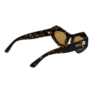 Emilio Pucci Braune Sonnenbrille aus Kunststoff