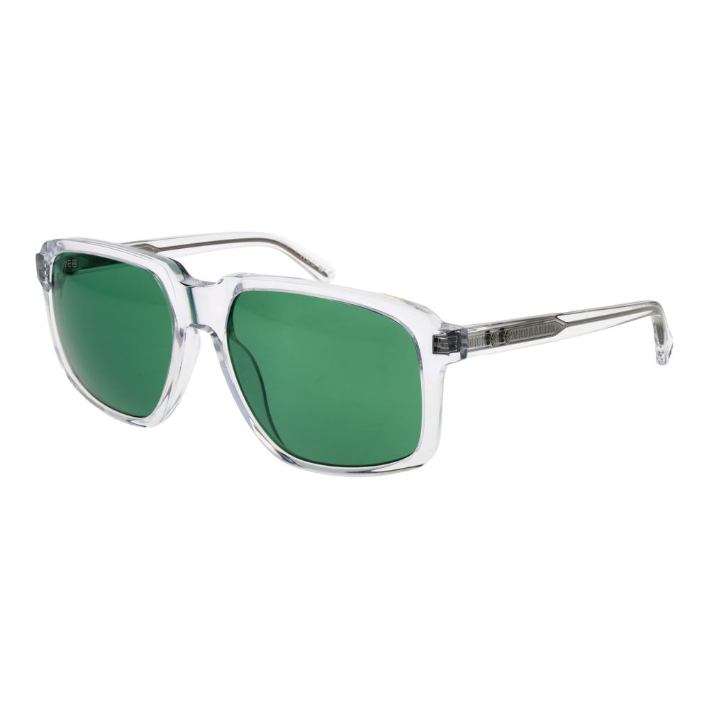 Web Transparente Sonnenbrille aus Kunststoff