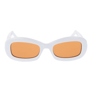 GCDS Weiße Sonnenbrille aus Kunststoff