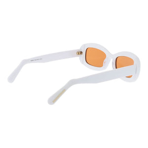 GCDS Weiße Sonnenbrille aus Kunststoff