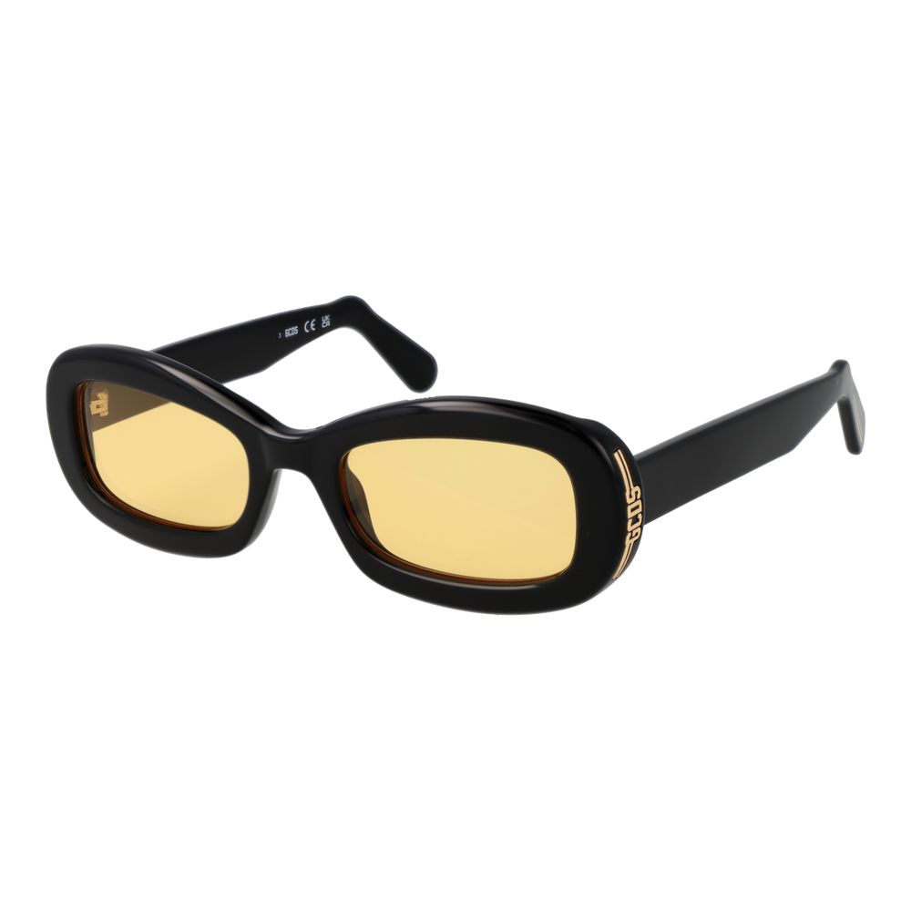 GCDS Schwarze Sonnenbrille aus Kunststoff