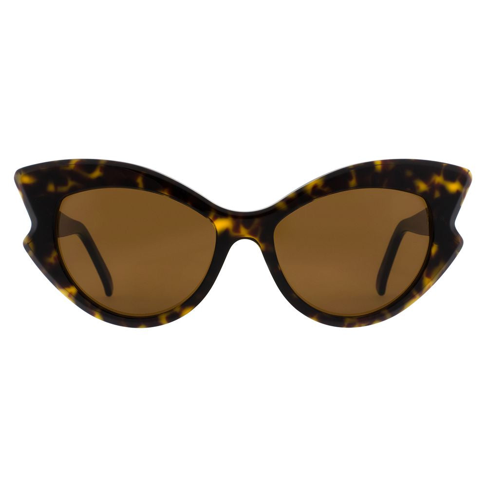 Andy Wolf Braune Sonnenbrille aus Acetat