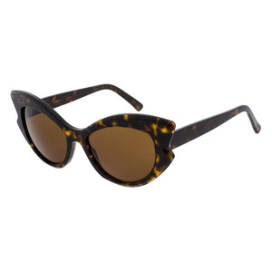 Andy Wolf Braune Sonnenbrille aus Acetat