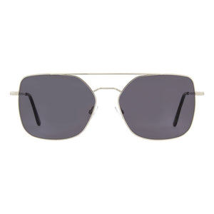 Andy Wolf Sonnenbrille aus silbernem Metall