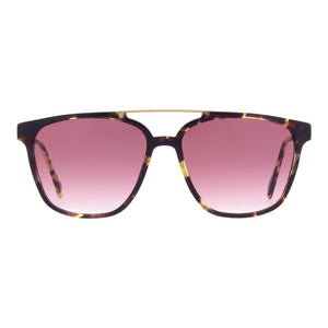 Andy Wolf Braune Sonnenbrille aus Metall