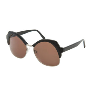 Andy Wolf Schwarze Sonnenbrille aus Metall