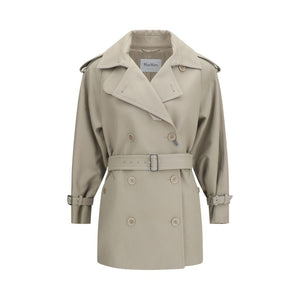 Max Mara Beige Cotton Trench Coat
