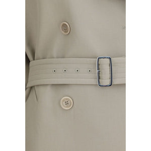 Max Mara Beige Cotton Trench Coat