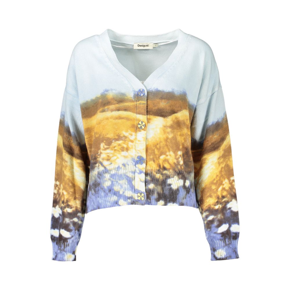 Desigual Azzurro Baumwollpullover für Damen