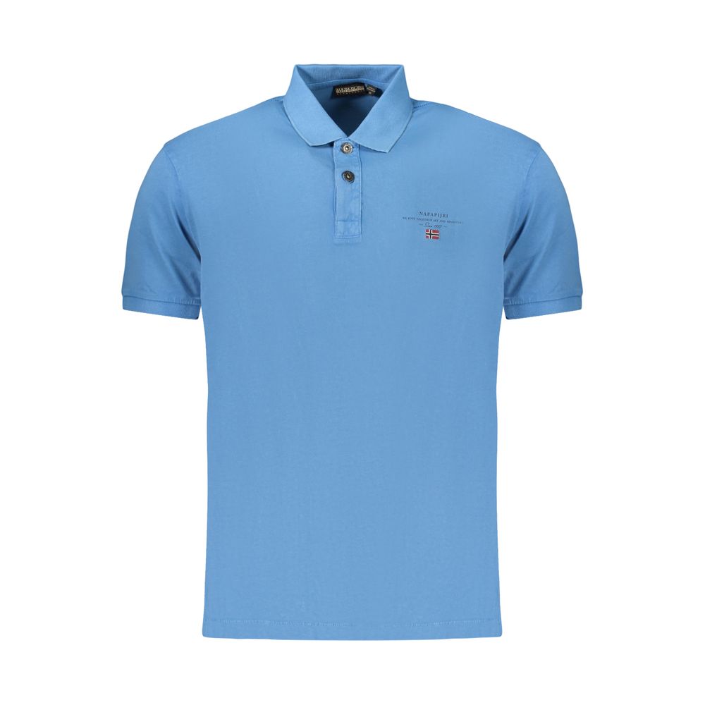 Napapijri Azzurro Baumwoll-Poloshirt für Herren