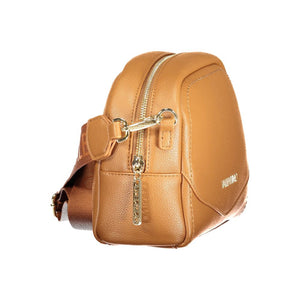 Mario Valentino Braune Damenhandtasche aus Polyurethan